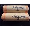 Image 1 : 2-$10 ROLLS OF 1999-D DELAWARE QUARTERS UNC