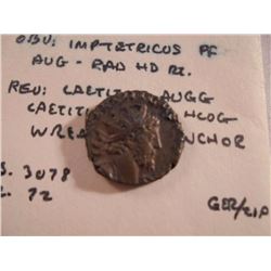 270-273 TETRICUS I ANCIENT COIN VERY FINE