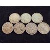 Image 1 : 7-ASSORTED 1940'S-50'S CANADA SILVER 25 CENTS