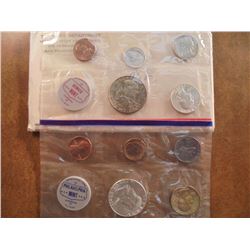 1962 SILVER US MINT SET (UNC) P/D (WITH ENVELOPE)