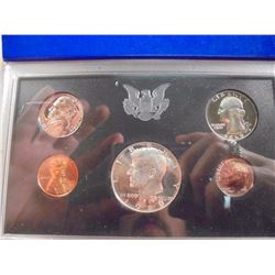 1969 US PROOF SET WITH BOX, 40% SILVER JFK HALF