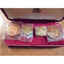 1964 JERSEY 4 COIN MINT SET ORIGINAL MINT PACKAGE