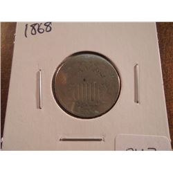 1868 SHIELD NICKEL