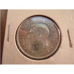 1940 CANADA SILVER 50 CENT