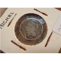 1866 THREE CENT PIECE (NICKEL)