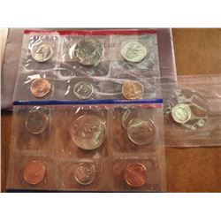 1996 US MINT SET (UNC) P/D (WITH ENVELOPE) INCLUDES 1996-W ROOSEVELT DIME