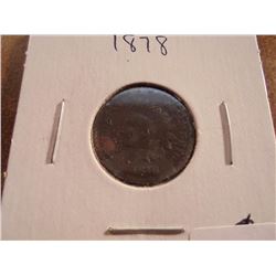1878 INDIAN HEAD CENT (SEMI-KEY)