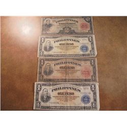 3-1 PESO AND 1 TWO PESO WWII PHILIPINNES INVASION CURRENCY