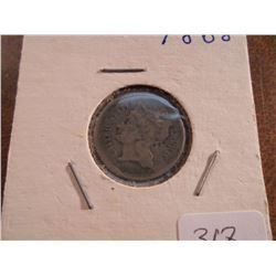 1868 THREE CENT PIECE (NICKEL)