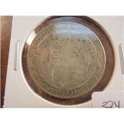 1921 GREAT BRITAIN SILVER HALF CROWN