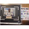 Image 1 : HANK AARON "HAMMERIN HANK" HALL OF FAME 1982 SIGNED PHOTO, SCM CERTIFIED