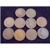 Image 1 : 10 ASSORTED 1890'S INDIAN HEAD CENTS
