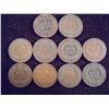 Image 2 : 10 ASSORTED 1890'S INDIAN HEAD CENTS