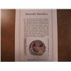 Image 2 : 13.5 GRAM SILVER PROOF MEDAL "ALEXANDER HAMILTON"