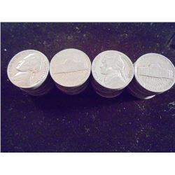 ROLL OF 40-1940-D JEFFERSON NICKELS