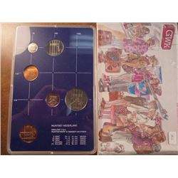 1982 NETHERLANDS MINT SET 6 COINS ORIGINAL MINT PACKAGING