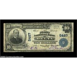 Delta, CO - $10 1902 Plain Back Fr. 633 First NB of Delta Ch. # 5467Large notes only from this elusi