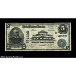 Vernon, IN - $5 1902 Plain Back Fr. 602 The First NB Ch. # (M)4688A just plain scarce note from the.