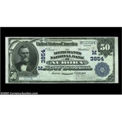 Aurora, IL - $50 1902 Date Back Fr. 669 Merchants NB of Aurora Ch. # (M)3854This bank only issud hig