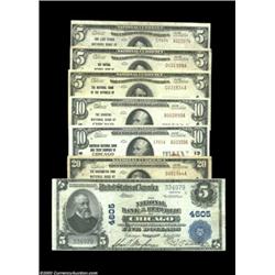 A Nice Group of Chicago NationalsChicago, IL $5 1929 Ty. 1 Mutual NB Ch. # 11092 VFChicago, IL - $5.