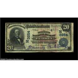 Peoria, IL - $20 1902 Date Back Fr. 642 Merchants NB of Peoria Ch. # (M)3254From the first of the tw