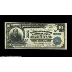 Peoria, IL - $10 1902 Plain Back Fr. 624 Commercial National Bank of Peoria Ch. # 3296A fresh Third.