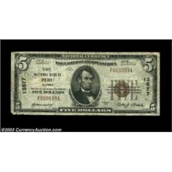 Peru, IL - $5 1929 Ty. 1 State NB Ch. # 13577A just plain rare note from a bank, which, although lis