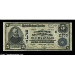 Buffalo, NY - $5 1902 Plain Back Fr. 607 Community NB of Buffalo Ch. # (E)11768This bank survived fo