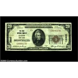 Cato, NY - $20 1929 Ty. 1 The First NB Ch. # 9857The Sabis collection has two examples from this ver