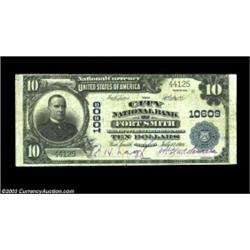 Fort Smith, AR - $10 1902 Plain Back Fr. 631 City NB of Fort Smith Ch. # 10609A nice large size note