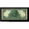 Image 2 : Artesia, CA - $5 1902 Red Seal Fr. 588 The First NB Ch. # (P)8063A gorgeous serial number 1 Red Seal