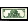 Image 2 : Bellflower, CA - $5 1902 Plain Back Fr. 609 The First NB Ch. # 12328A just plain rare Los Angeles Co