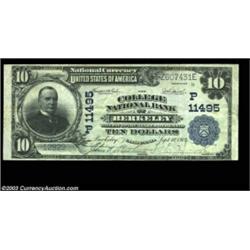 Berkeley, CA - $10 1902 Plain Back Fr. 632 The College NB Ch. # (P)11495A very scarce bank with a gr