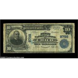 Chico, CA - $10 1902 Plain Back Fr. 626 The First NB Ch. # 8798A very common bank in small size, but