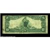 Image 2 : Crockett, CA - $10 1902 Plain Back Fr. 632 The First NB Ch. # (P)11326The sole $10 large example, an