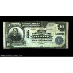Dixon, CA - $10 1902 Plain Back Fr. 628 First NB of Dixon Ch. # 10120A very rare Solano County bank.