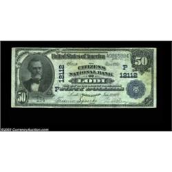 Lodi, CA - $50 1902 Plain Back Fr. 684 The Citizens NB Ch. # (P)12112A scarcer San Joaquin County no