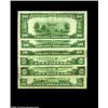 Image 2 : Half Dozen Small Size Los Angeles Notes.Los Angeles, CA - $5 1929 Ty. 1, $20 1929 Ty. 1 Security-Fir