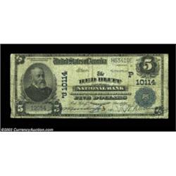 Red Bluff, CA - $5 1902 Plain Back Fr. 602 The Red Bluff NB Ch. # (P)10114An exceptionally rare note