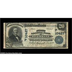Riverbank, CA - $20 1902 Plain Back Fr. 656 First NB Ch. # (P)10427Another amazing note from this co