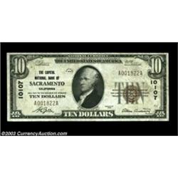 Sacramento, CA - $10 1929 Ty. 1 (2) Capital NB of Sacramento Ch. # 10107A nice pair of small size no