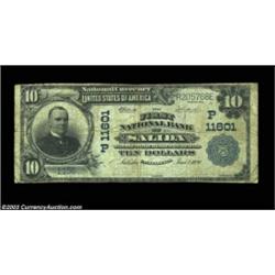 Salida, CA - $10 1902 Plain Back Fr. 633 The First NB Ch. # (P)11601An extremely rare Stanislaus Cou