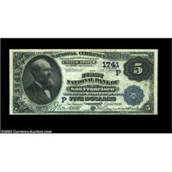 San Francisco, CA - $5 1882 Date Back Fr. 532 The First NB Ch. # (P)1741A tougher type and denominat