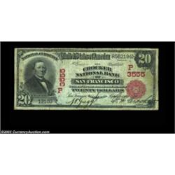 San Francisco, CA - $20 1902 Red Seal Fr. 641 The Crocker NB Ch. # (P)3555A nicely matched example t