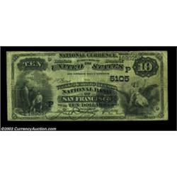 San Francisco, CA - $10 1882 Date Back Fr. 545 The Wells Fargo Nevada NB Ch. # (P)5105A pleasing eve