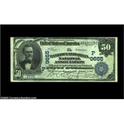 San Francisco, CA - $50 1902 Date Back Fr. 670 The Bank of California NA Ch. # (P)9655An attractive.