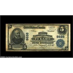 Tulare, CA - $5 1902 Plain Back Fr. 600 The First NB Ch. # 8626Despite a population that now stands.
