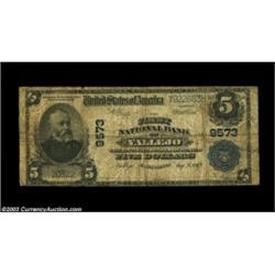 Vallejo, CA - $5 1902 Plain Back Fr. 600 The First NB Ch. # 9573Variety without the regional letter.