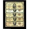 Image 1 : A Group of Five Connecticut 1929 NationalsBridgeport, CT - $5 1929 Ty. 1 FNB & TC Ch. # 335 VGStamfo