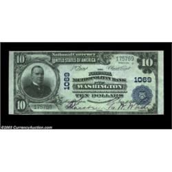 Washington, DC - $10 1902 Plain Back Fr. 625 The National Metropolitan Bank Ch. # 1069Bright Choice.